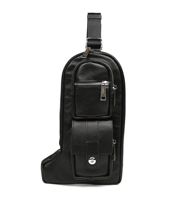 Шкіряний рюкзак слінг рюкзак на одну шлейку GA-0062-3md TARWA фото, картинка, изображение