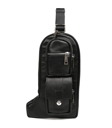 Шкіряний рюкзак слінг рюкзак на одну шлейку GA-0062-3md TARWA картинка, зображення, фото