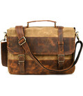Чоловічий портфель з канвасу та шкіри наппа TARWA RYw-3920-3md картинка, зображення, фото
