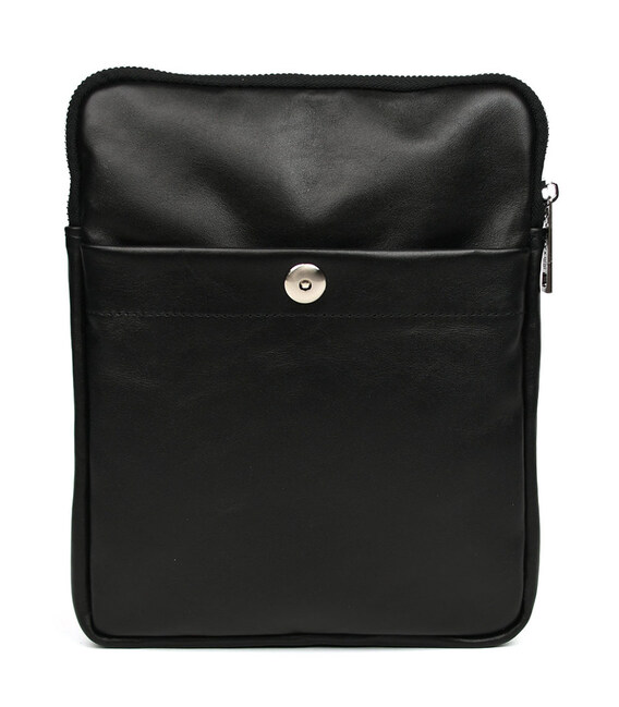 Шкіряна сумка через плече GA-0061-4lx TARWA чорна Наппа фото, картинка, изображение