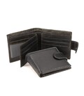 Кошелек мужской кожанный на кнопке Tiding Bag M39-FA26-1A фото, картинка, изображение