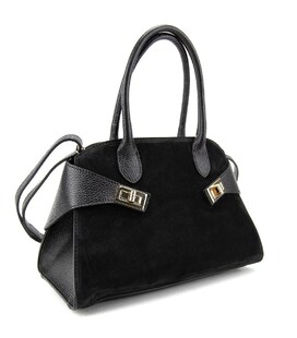 Сумка жіноча класична невелика замшева Firenze Italy F-IT-7688-1A-S картинка, зображення, фото