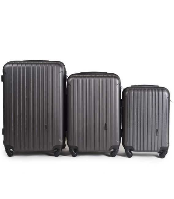 Набір Валіз Wings 2011 3 в 1 графітовий картинка, зображення, фото