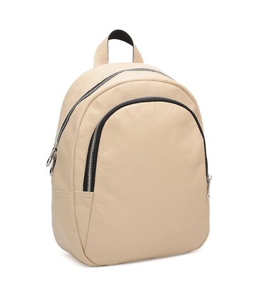 Жіночий шкіряний рюкзак Ricco Grande 1l600-beige картинка, зображення, фото