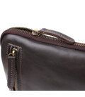 Елегантна чоловіча сумка з гладкої натуральної шкіри Shvigel 23150 Коричневий картинка, зображення, фото