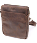 Чоловіча сумка через плече з вінтажної шкіри Shvigel 20866_1 Коричневий картинка, зображення, фото