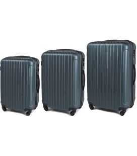 Набор Чемоданов Wings 2011 3 в 1 зеленый фото, картинка, изображение