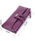 Яскравий жіночий гаманець з натуральної шкіри CANPELLINI 20873_1 Фіолетовий картинка, зображення, фото