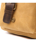 Стильний портфель з якісного текстилю зі шкіряними вставками Vintage 20874_1 Світло-коричневий картинка, зображення, фото