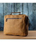 Стильний портфель з якісного текстилю зі шкіряними вставками Vintage 20874_1 Світло-коричневий картинка, зображення, фото