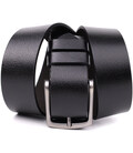 Надежный мужской ремень из натуральной кожи BOND 22950 Черный фото, картинка, изображение