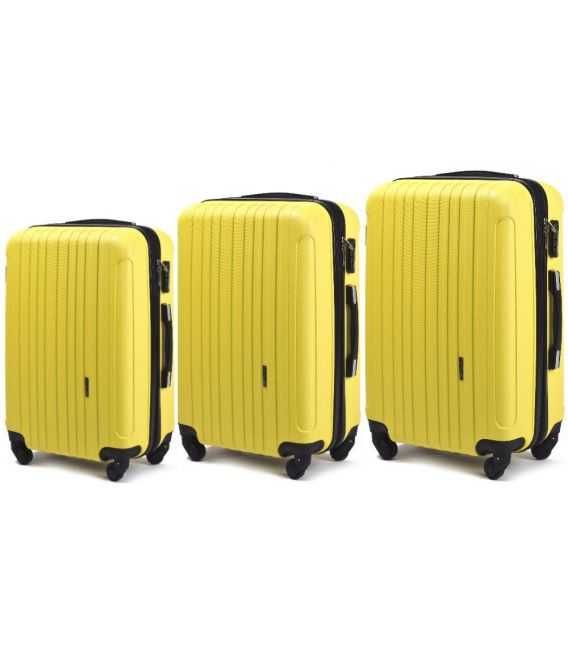 Набор Чемоданов Wings 2011 3 в 1 желтый фото, картинка, изображение