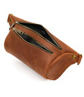 Напоясна сумка бананка в розмірі TARWA RB-3105-3lx коньячна 3 відділення картинка, зображення, фото