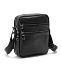 Мужская кожаная сумка через плечо Tiding Bag M56-3646A фото, картинка, изображение