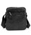 Кожаный небольшой мужской мессенджер черный Tiding Bag M56-0187A фото, картинка, изображение