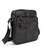 Кожаный небольшой мужской мессенджер черный Tiding Bag M56-0187A фото, картинка, изображение