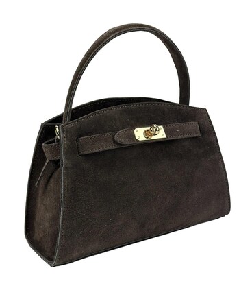 Сумка классическая небольшая замшевая Firenze Italy F-IT-8877DB фото, картинка, изображение