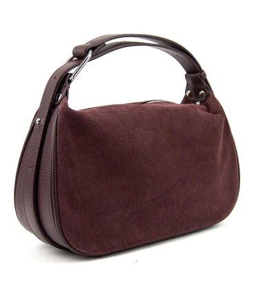 М'яке містке замшеве кросбоді Firenze Italy F-IT-9896DR картинка, зображення, фото