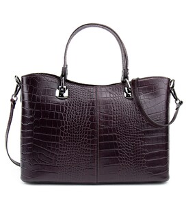 Бордова шкіряна жіноча сумка середніх розмірів Firenze Italy F-IT-5454BO-CR картинка, зображення, фото