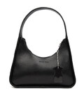 Сумка багет, сумка хобо, жіноча шкіряна Grande Pelle 763610 чорна картинка, зображення, фото