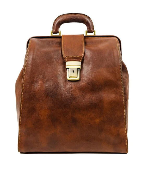 Шкіряний рюкзак - A Brief Story of Time - Коньячно-коричневий матовий колір - Time Resistance 5208801 фото, картинка, изображени