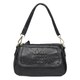 Женская кожаная сумка Borsa Leather K1211-black фото