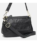 Жіноча шкіряна сумка Borsa Leather K1211-black картинка, зображення, фото