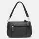 Жіноча шкіряна сумка Borsa Leather K1211-black картинка, зображення, фото