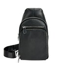 Чоловічий шкіряний чорний слінг Tiding Bag A25F-250117A картинка, зображення, фото