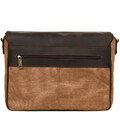 Сумка чоловіча через плече зі шкіри та канвасу TARWA RCC-1047-3md фото, картинка, изображение