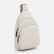 Жіночий шкіряний рюкзак через плече Borsa Leather K15-606w-white картинка, зображення, фото