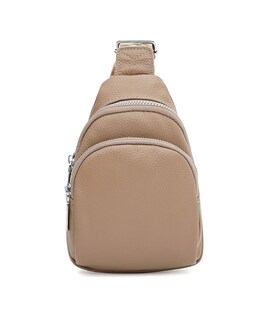 Женский кожаный рюкзак через плечо Borsa Leather K15-606be-beige фото, картинка, изображение