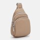 Женский кожаный рюкзак через плечо Borsa Leather K15-606be-beige фото
