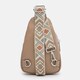Женский кожаный рюкзак через плечо Borsa Leather K15-606be-beige фото