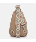 Женский кожаный рюкзак через плечо Borsa Leather K15-606be-beige фото, картинка, изображение
