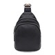 Жіночий шкіряний рюкзак через плече Borsa Leather K15-606bl-black картинка, зображення, фото