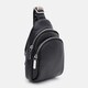 Жіночий шкіряний рюкзак через плече Borsa Leather K15-606bl-black картинка, зображення, фото