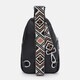 Жіночий шкіряний рюкзак через плече Borsa Leather K15-606bl-black картинка, зображення, фото