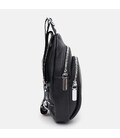 Женский кожаный рюкзак через плечо Borsa Leather K15-606bl-black фото, картинка, изображение