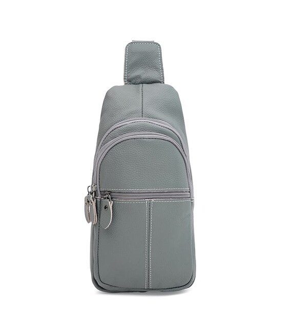 Женский кожаный рюкзак Borsa Leather K16615gr-gray фото, картинка, изображение