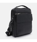 Чоловіча шкіряна сумка Borsa Leather K166393bl-black картинка, зображення, фото