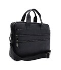Мужской кожаный портфель Borsa Leather K166458bl-black фото, картинка, изображение