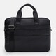 Чоловічий шкіряний портфель Borsa Leather K166458bl-black картинка, зображення, фото