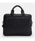 Мужской кожаный портфель Borsa Leather K166458bl-black фото, картинка, изображение