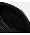 Мужская кожаная сумка на пояс Borsa Leather K1426f-black фото, картинка, изображение