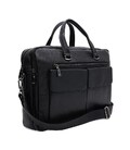 Чоловічий шкіряний портфель Borsa Leather K166457bl-black картинка, зображення, фото