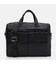 Чоловічий шкіряний портфель Borsa Leather K166457bl-black картинка, зображення, фото