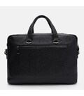 Мужской кожаный портфель Borsa Leather K166457bl-black фото, картинка, изображение