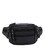 Чоловіча шкіряна сумка на пояс Borsa Leather K1429f-black картинка, зображення, фото