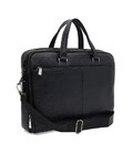 Чоловічий шкіряний портфель Borsa Leather K166442bl-black картинка, зображення, фото